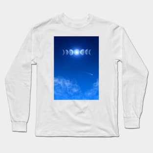 Moon phases Long Sleeve T-Shirt